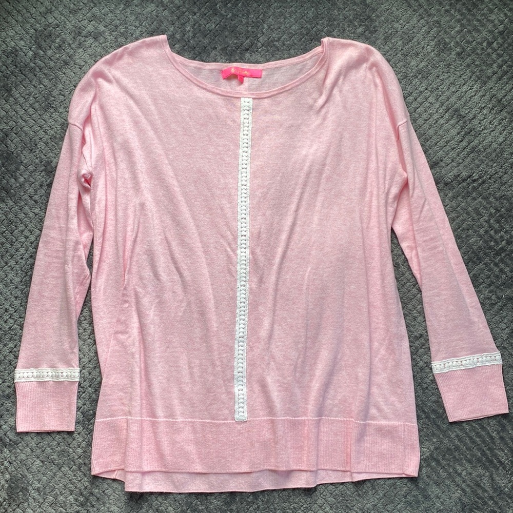 Lilly Pulitzer Blush Pink Sweater | Size S